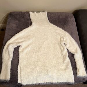 Cozy White Turtleneck Sweater